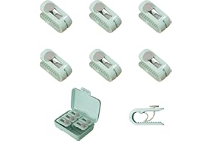 Manqyi 6 Stück Bettdeckenbezug-Clips, Bettbezug Halter Clips, Bettdeckenklammern, Bettbezug Clips, Hohe Elastizität Bettdecken-Clips, Schnalle Bettdecken Clip für Befestigung der Bettdecke