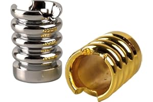 yaoviz® 2X Glutkiller für Aschenbecher Welle Metall Gold Silber schwere Qualität offen Gluttöter Glutlöscher