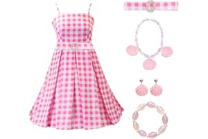 CHURGIGI Vestiti Rosa Donna Costume Carnevale Bambina Christmas Vestito Carnevale per Festa