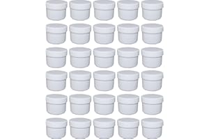 HUSUIME 30 Salbendöschen, Creme-döschen, Salbenkruke flach, 35ml Inhalt.
