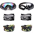 YAAVAAW 2Pcs Children’s Safety Glasses and 4Pcs Adjustable Multi-purpose Masks,Kids Outdoor Game Protective Goggles Safety Goggles Eyewear,for Nerf Guns N-Strike Elite Series Foam Blasters Gun