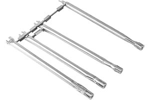 GIRXZYBX 45.3cm Brenner Ersatz für Weber Spirit 330, Spirit 335, 304 Edelstahl Brennersatz zubehör für Weber Spirit E310 S310 E320 S320 E330 S330 330 LP, 335 LP (Mit Fronttasten), Brenner für Weber 69787