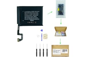 Aousavo A2059 - Batteria di ricambio compatibile con smartwatch Series 4 44 mm A1976 A1978 A2008 (GPS+Cellular/GPS) con kit di ricambio
