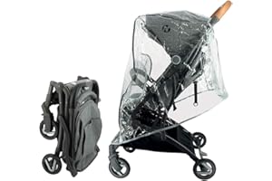 Silla de paseo compacto CASSY 6-48 meses, ligero y manejable - se pliega con una sola mano - Bolsa de transporte y portavasos incluidos - Nania (habillage pluie)