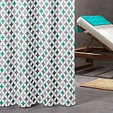 Sealskin 235201330 Duschvorhang Diamonds, Textil, 180 x 200 cm