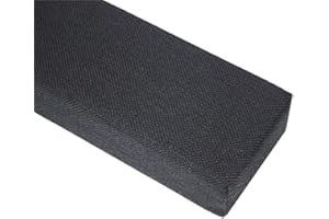 O·Lankeji Benutzerdefinierte Größe Bett Wandspaltenfüller, Bettlückenfüller, Matratzenverlängerung, Bettbrücke für Einzel/Doppel/Kingsize Betten Kopfteil(Schwarz,120x20x10cm)