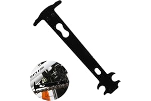 Suchoow 1Pcs Bicycle Chain Measuring Gauge, Road Bike Chain Test Caliper, Stainless Steel Bike Chain Wear Indicator, Bike Chain Checker Tool, Chain Wear Gauge for Checking Mountain Bike