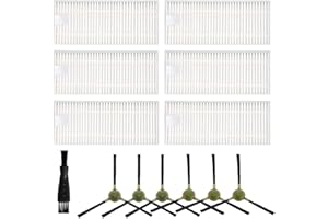 ViaForest Kit de pièces de rechange pour aspirateur OKP Life K2, K3, K4, K5 et pour Lefant M210, M210S, M210B, M213, brosses latérales, brosse de nettoyage