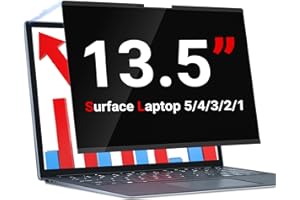 ZOEGAA Magnetische Surface Sichtschutzfolie für 13.5 Zoll Microsoft Surface Laptop 6/5/4/3/2/1, Abnehmbare Surface Laptop 13.5 Zoll Sichtschutzfolie, Anti-Glare Anti-Blaulicht Surface Sichtschutz