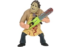 NECA Figura Articulada Leatherface Ensangrentado 15Cm