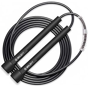 Boldfit Skipping Rope for Men and Women Jumping Rope With Adjustable Height Speed Skipping Rope for Exercise, Gym, Sports Fitness Adjustable Jump Rope