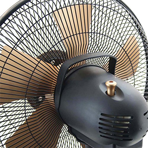 Standventilator mit 3 Geschwindigkeitsstufen im orientalischen Design, Steh-Oszillator, mit 50Watt Leistung und 3 Geschwindigkeitsstufen, Lautstärke: nur 63,7 dB somit auch ideal für das Schlafzimmer - 5