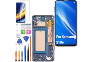 HLYGZX Ersatz Display für Samsung Galaxy S10e LCD Bildschirm TFT,G970F G970U G970W Display Bildschirm Touch Digitizer Assembly Reparaturteile Kit(Schwarz mit Rahmen)