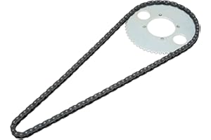 Ouitble Kettenradzubehör, Kettenrad Hinterradantriebskettenrad T8F 54 Zähne mit 116 Gliedern Kettensatz-Kit für 47 cc 49 cc 2-Takt