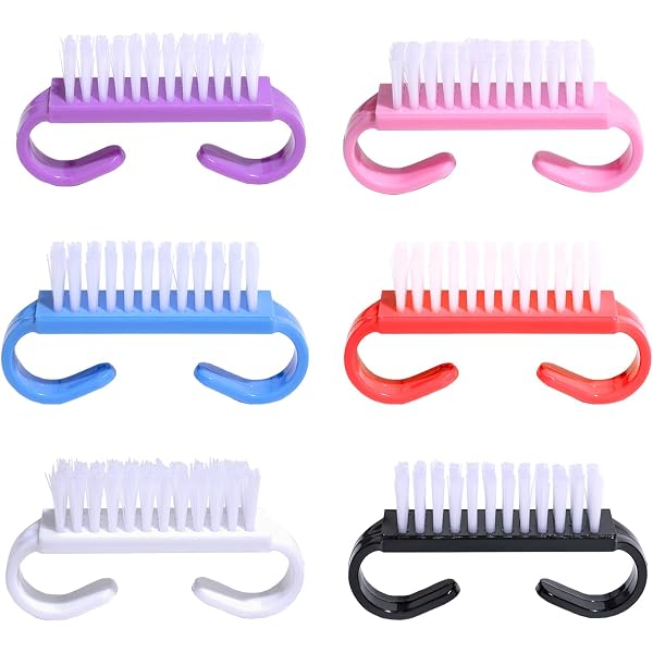 TOPINCN Edelstahl-Nagelbürste – Hand- & Nagelreiniger, 10,2 Cm, Weiche Borsten