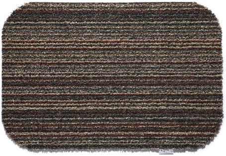 100cm x 80cm HUG RUG (candy stripe design) machine washable doormat dirt trapper absorber door mat