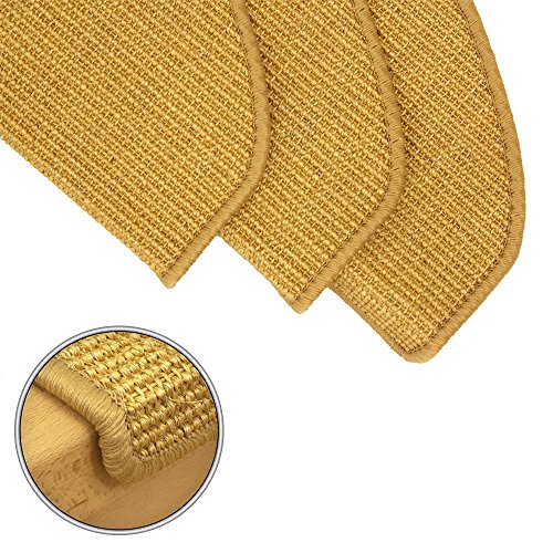 15 x Teppich Stufenmatten Treppenstufen 100% Sisal Natur - 4