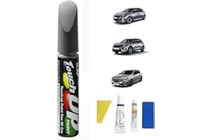 Treesiche Pintura de Retoque para Peugeot, Reparación de Rayones de Automóvil, Bolígrafo Quita Arañazos Coche, pintura coche para Peugeot 2008/208/308, Plata Artense (KCA)