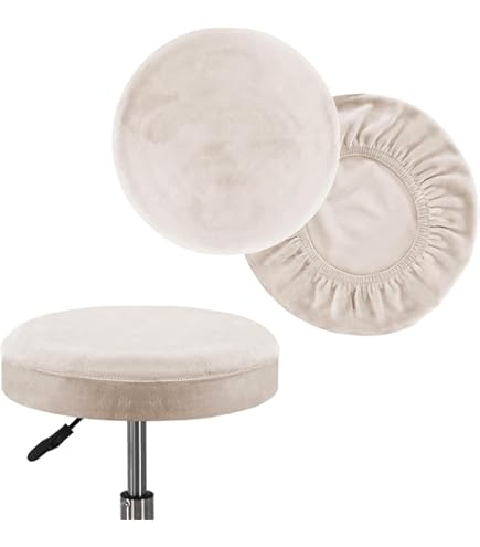 Coprisgabello In Velluto Elasticizzato - Per Sgabelli 36-50 Cm | Lavabile E Antiscivolo - Foto 10