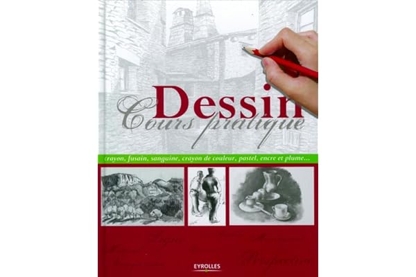 Dessin: cours pratique. Crayon, fusain, sanguine, crayon de couleur, pastel, encre et plume