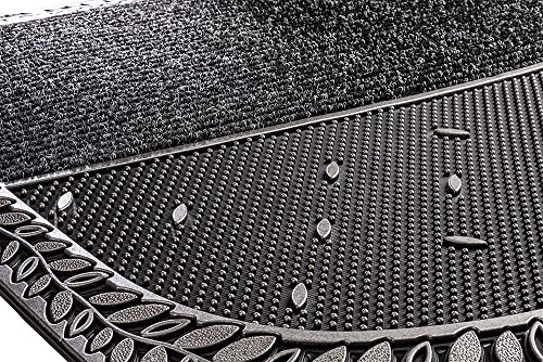 PUR|TwinClean Design Fussmatte für Innen und Aussen in anthrazit metallic ca. 75 x 57 cm - 5
