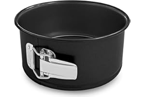 Guardini Gardenia - Molde para tartas abierto, diámetro 20 cm, borde alto, acero con revestimiento antiadherente, base antigoteo, color negro