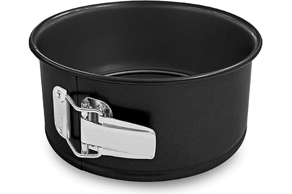 Guardini, Moule à charnière à 1 fond Ø 20 cm, Bord haut, Acier avec revêtement antiadhésif, Noir, Fabriqué en Italie, Ligne Gardenia
