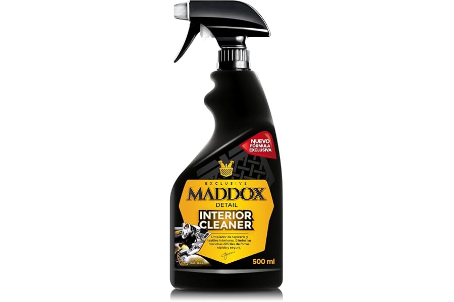 Maddox Detail | Limpiador de Tapicerias Textil, Alfombrillas, Techos, y Alcántara | Limpieza Coche Interior | Limpia Tapiceri