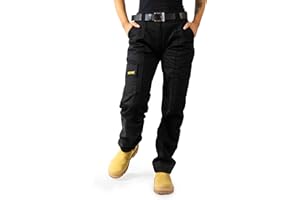 SITE KING Ladies Cargo Combat Work Trousers
