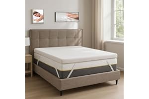 Comfy Line - Topper memory singolo 85x190 per Materasso in Memory Foam 5,5 cm - Interno da Ricambio Correttore con Schiuma Certificata - Made in Italy