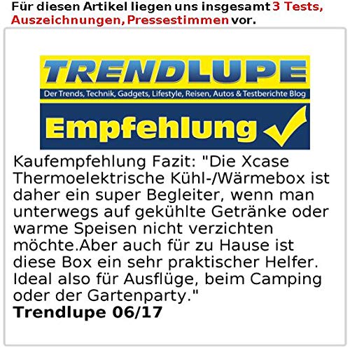 Xcase Kühlbox: Thermoelektrische XXL-Trolley-Kühl- & Wärmebox, 12/24 & 230V, 50 Liter (Elektrische Kühlbox) - 6