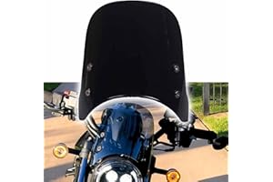 FINMOKAL Windshield Windscreen Protector Black Set New fit for HONDA REBEL 1100 DCT CMX 1100 2021-2022