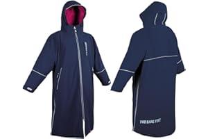 Two Bare Feet | Hi-Vis Equestrian Changing Robe | Waterproof, Windproof, Fleece-Lined Coat for Horse Riding & Outdoor Use