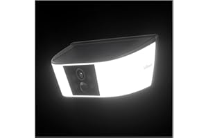 ieGeek 2K Faro Esterno con Telecamera, Luce Telecamera Wifi Esterno Senza Fili, Pannello Solare Integrato, Faretto Regolabile, Rilevamento PIR, Visione Notturna a Colori, IP65, Solo 2,4 GHz, S4