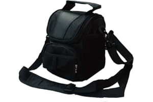 BV & Jo Waterproof Black Camera Case Compatible with Canon SX530 SX540,SX430,SX50,KODAK AZ252 AZ401 AZ651 AZ421 AZ365, Fuji Instax Mini 11,Square SQ6 Cameras