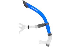Aqua Speed - Tubo Premium per Bambini e Adolescenti | Bocchino in Silicone | Tubo respiratore Secco | Clip-on