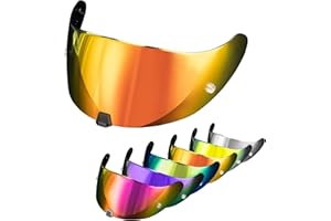 PSLER Helmet Visor for T520 ST1400 R1 - T520 ST1400 R1 Face Shield Helmet Visor Helmet Accessories,Deep Red