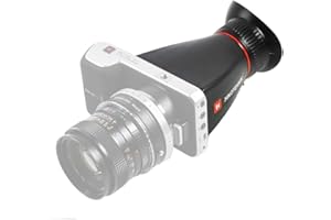 Kinotehnik LCDVF BM LCD mirino loupe per Blackmagic Pocket Camera (BMPC) - view finder DSLR Video,Nero