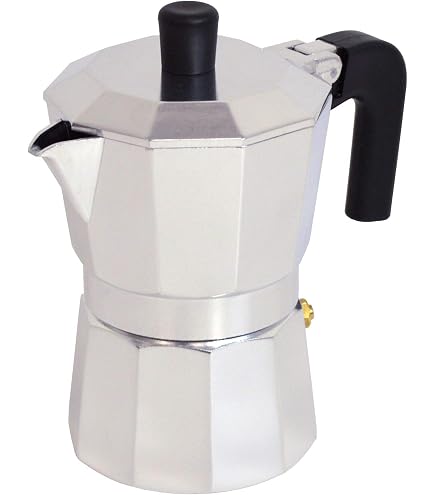 Mōka?Goods Pintinox Coffee maker Moka 3 cups Capri model in aluminium, anti
