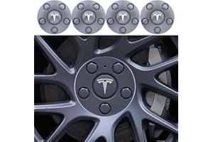 XWSBUDE 4 Piezas Tapacubos Centro Rueda, para Tesla Model 3 Highland 2024 15cm Impermeable AntióXido Centrales Tapas de Buje Centrales Cubo Rueda Repuesto Accesorios