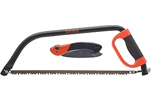 BLACK+DECKER Black + Decker - Sega e potatura pieghevole, 21 cm, colore: Nero/Arancione