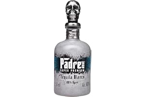 Padre Azul Tequila Blanco Tequila Gift Set 40% 50ml • Premium Tequila Made in Jalisco Mexico • Fruity Blanco Tequila with intense aromas