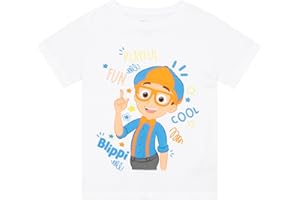 Blippi Tshirt | Koszulka chłopięca z krótkim rękawem | 100% bawełna | 92-128
