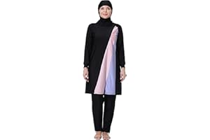 GladThink Frauen Muslime Traditional Burkini Modest überdimensional Badeanzug