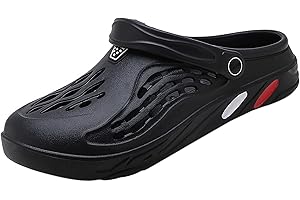 EOWN Clogs Shoes Men Women Summer Beach Sandals Slippers Garden Yard Mules Lightweight Breathable