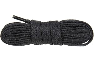 Płaskie sznurowadła do butów, mocne, trudnopalne, bawełniane w dotyku, WorkerWalker, 1 para