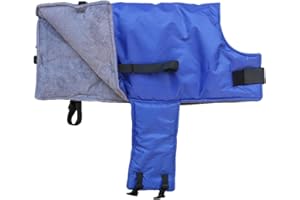 Eaglehg Wadendecke - Kuhdecke Ziegendecke Schafsdecke Wadenwarme Kleidung Wadenschutzmantel, Winter Verstellbar Wadenmantel Wasserdicht Oxford Stoff Mit Bauchband Für Klein er Stier/Rind