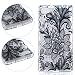 Produktbild Sony Xperia Z5 Compact / Mini Weich Silikon Hülle , VertTek Durchsichtig Schwarz Rose Rückseite für Sony Xperia Z5 Compact / Mini Ultradünnen Leichtgewichtt Etui Schale Elegant Tiere Malerei Muster Case Transparent Clear Blühen Protective Back Cover