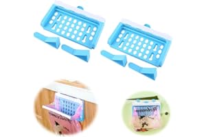 Wilsonzin Support de Sac Poubelle 2 Pièces Support pour Sac Poubelle de Cuisine, Portant Pour Poubelle à Suspendre, Support à ordures sur la Porte de l'armoire, Stockage des Ordures pour Cuisine