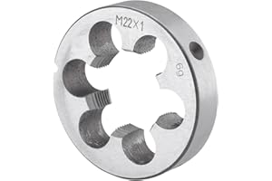 Burkit M22 metrica x 1 dado di filettatura, filettatura a macchina M22 x 1,0 muore mano destra